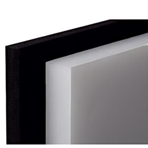 transotype Carton plume Foam Boards, 500 x 700 mm, 5 mm,noir