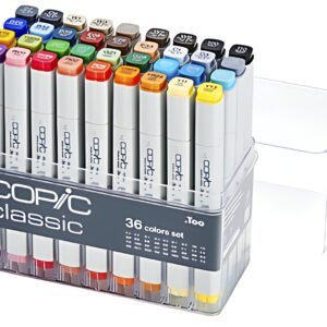 COPIC Marqueur classic, set de base de 36 pièces