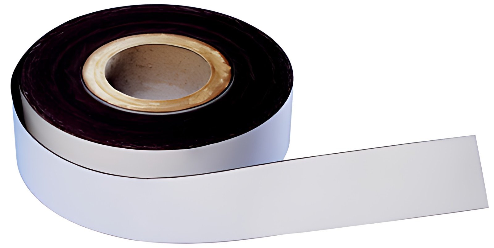 magnetoplan Ruban magnétique, PVC, 40 mm x 30 m, blanc