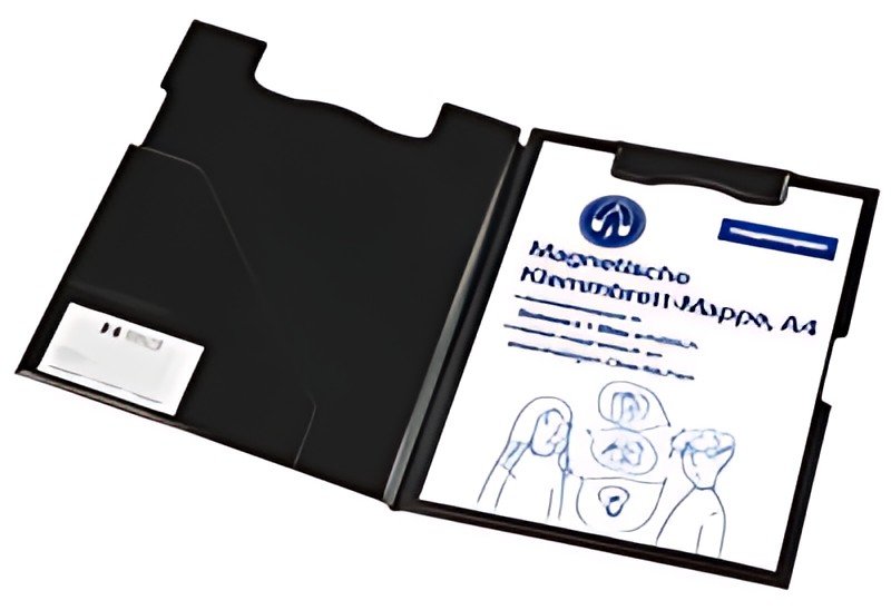 magnetoplan Porte-bloc double magnétique, noir