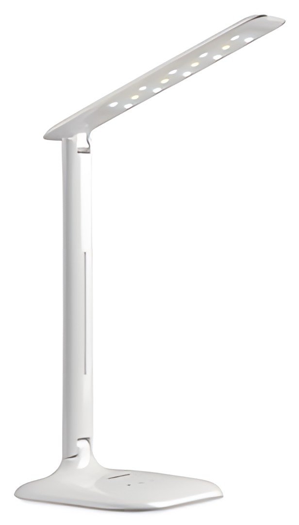 magnetoplan Lampe de bureau à LED Tropo, avec socle, blanc