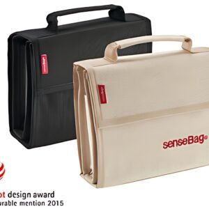 transotype Portefeuille "senseBag", pour 36 stylos, noir