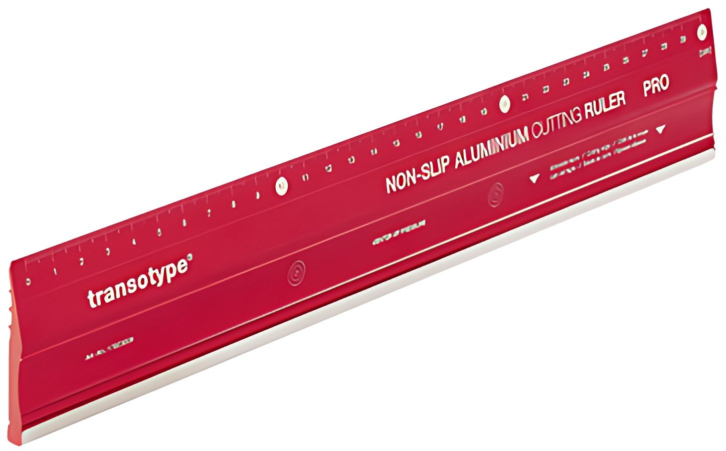 transotype Règle en métal PRO, en aluminium, 800 mm