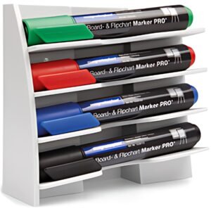 magnetoplan Porte-marqueurs en plastique, pour 4 marqueurs