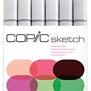 COPIC Marqueur sketch, kit de 6 "Floral Favorites 1"