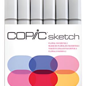 COPIC Marqueur sketch, kit de 6 "Floral Favorites 2"
