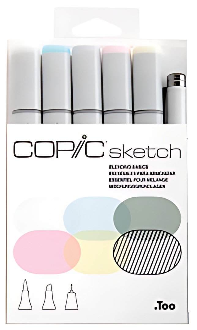 COPIC Marqueur sketch, kit de 6 "Blending Basics"