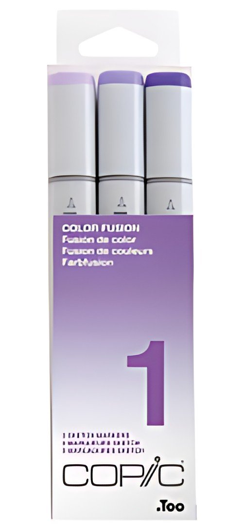 COPIC Marqueur sketch, kit de 3 "Color Fusion 1"