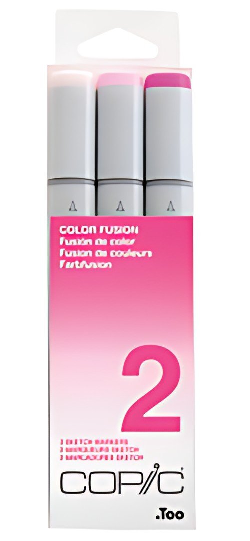 COPIC Marqueur sketch, kit de 3 "Color Fusion 2"
