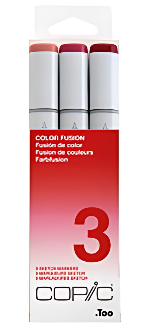 COPIC Marqueur sketch, kit de 3 "Color Fusion 3"