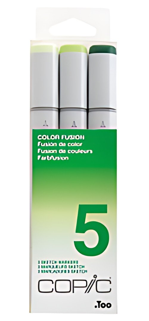 COPIC Marqueur sketch, kit de 3 "Color Fusion 5"