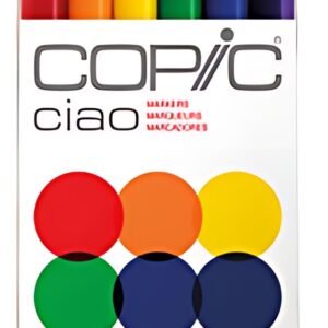 COPIC Marqueur ciao, kit de 6 "Primary"