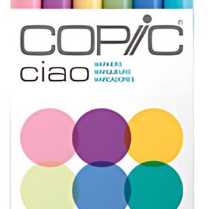 COPIC Marqueur ciao, kit de 6 "Pastels"