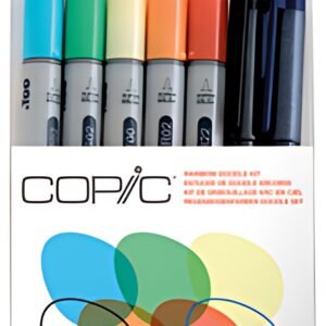 COPIC Marqueur ciao, kit de 7 "Doodle Kit Rainbow"
