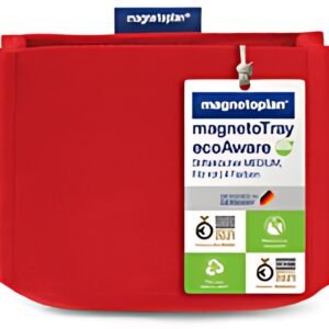magnetoplan Pot à crayons magnetoTray, moyen, rouge