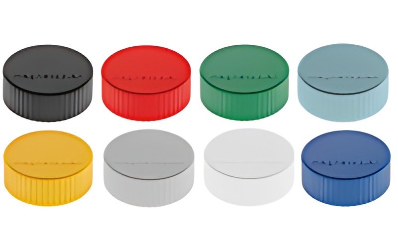 magnetoplan Discofix aimant rond "magnum",couleurs assorties