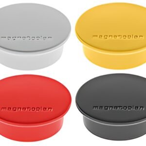 magnetoplan Discofix aimant rond "color", couleurs assorties