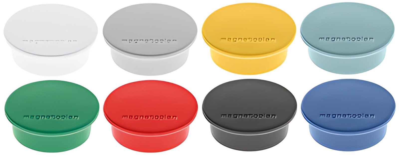 magnetoplan Discofix aimant rond "color", couleurs assorties