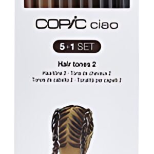 COPIC Marqueur ciao, kit de 5+1 "Hair tones 2"