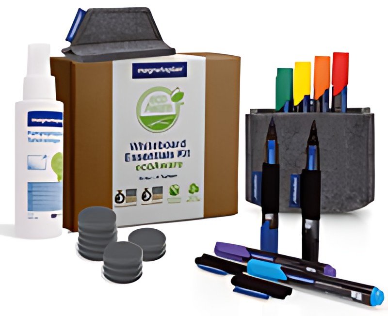 magnetoplan Kit Whiteboard Essentials, gris