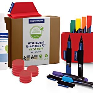 magnetoplan Kit Whiteboard Essentials, rouge