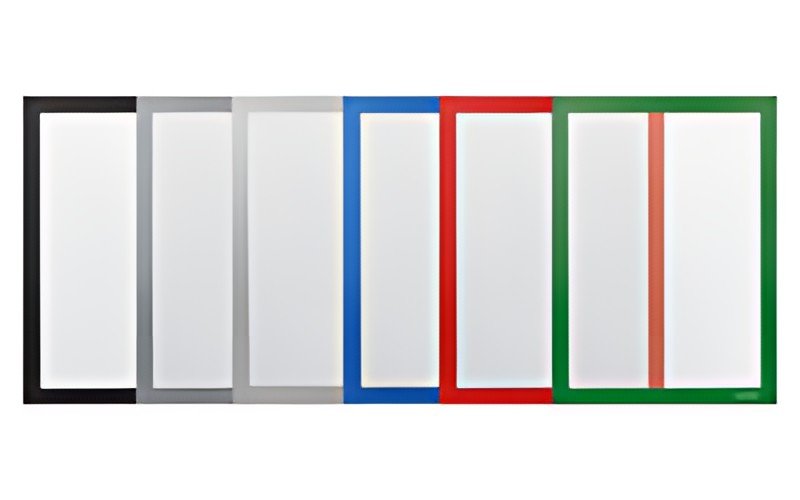 magnetoplan Cadre d'affichage magnetofix, A4, rouge