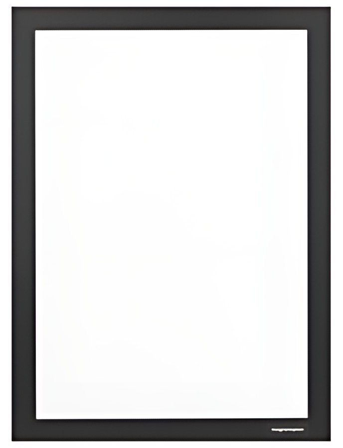 magnetoplan Cadre d'affichage magnetofix, A5, noir