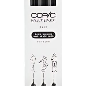 COPIC Feutre fin MULTILINER, set de 3, noir