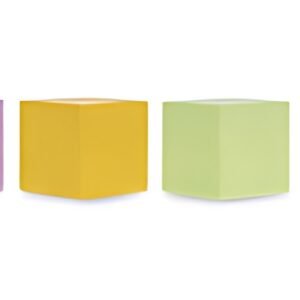 magnetoplan Aimant néodyme Wood Series Cube, coloré