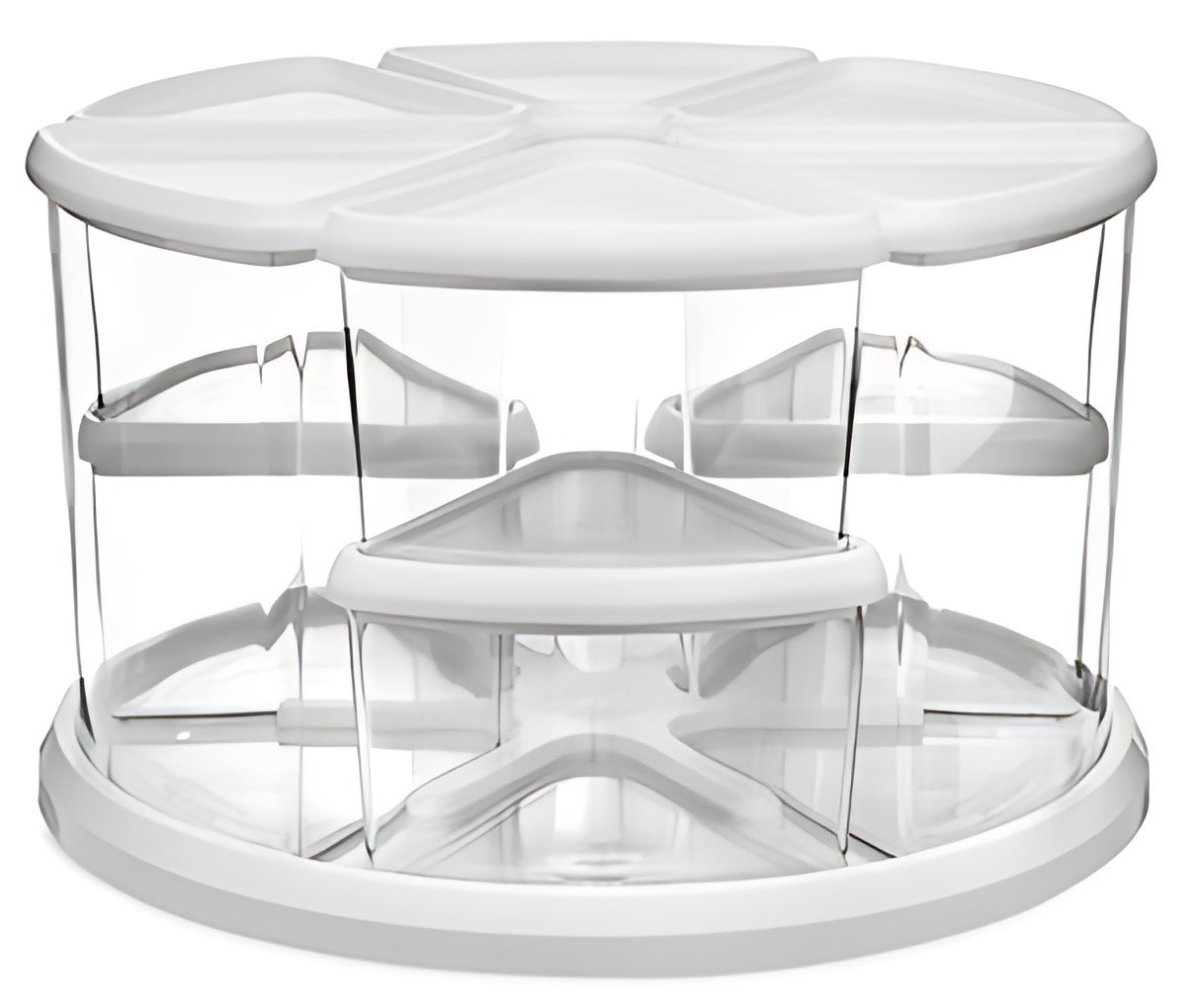 deflecto Organiseur manège, transparent / blanc