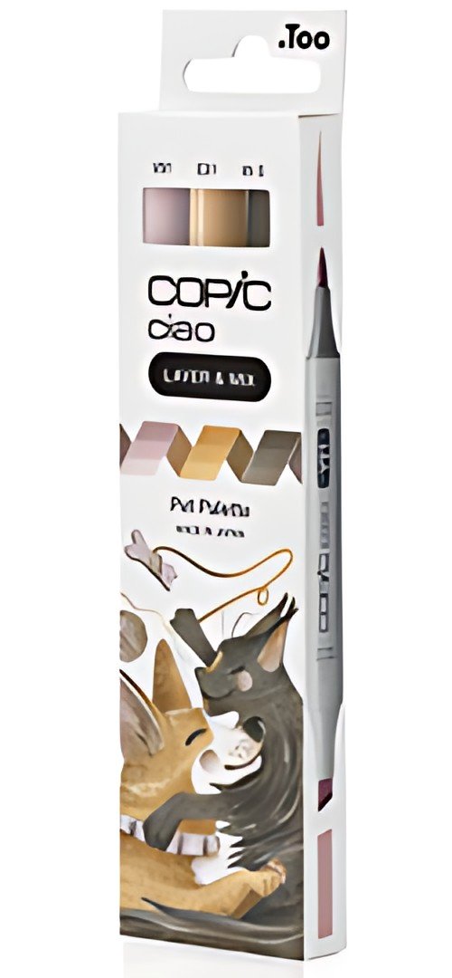 COPIC Marqueur ciao, set de 3 "Pet Palette"