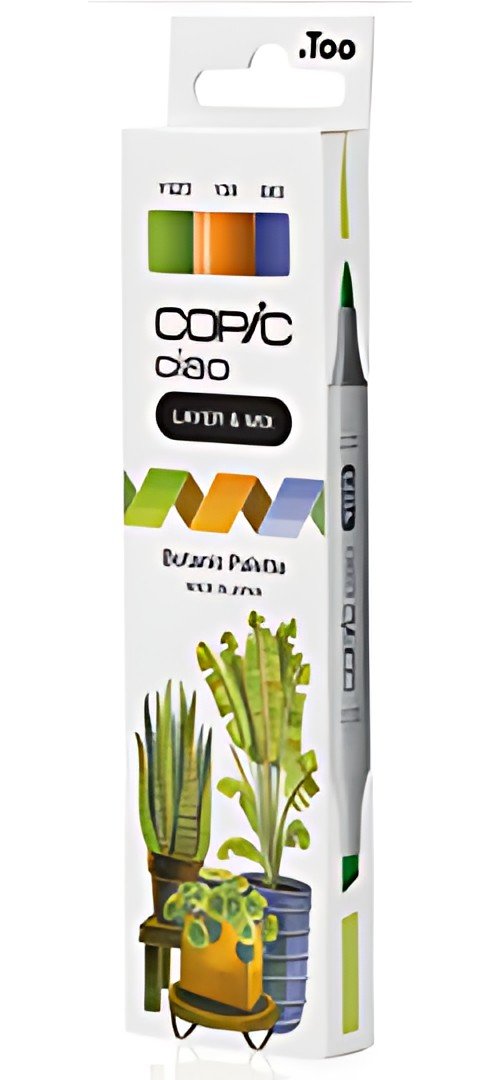 COPIC Marqueur ciao, set de 3 "Botanic Palette"