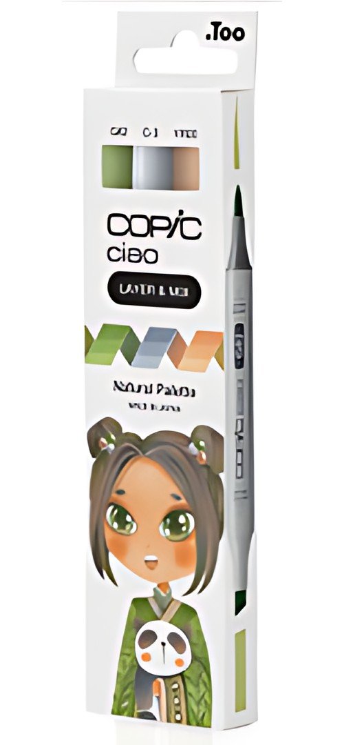 COPIC Marqueur ciao, set de 3 "Natural Palette"
