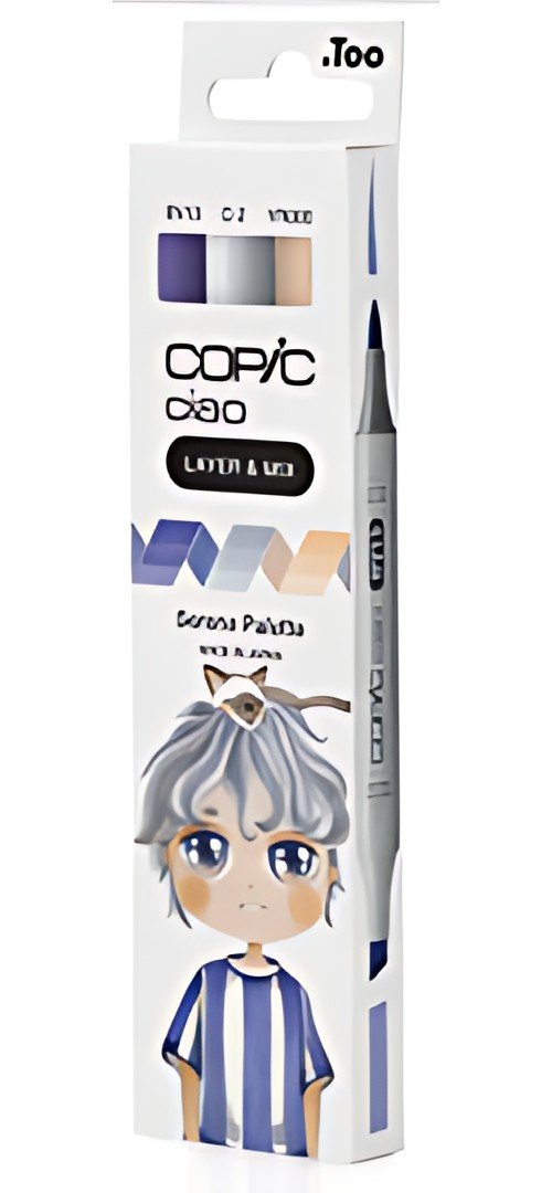 COPIC Marqueur ciao, set de 3 "Serene Palette"