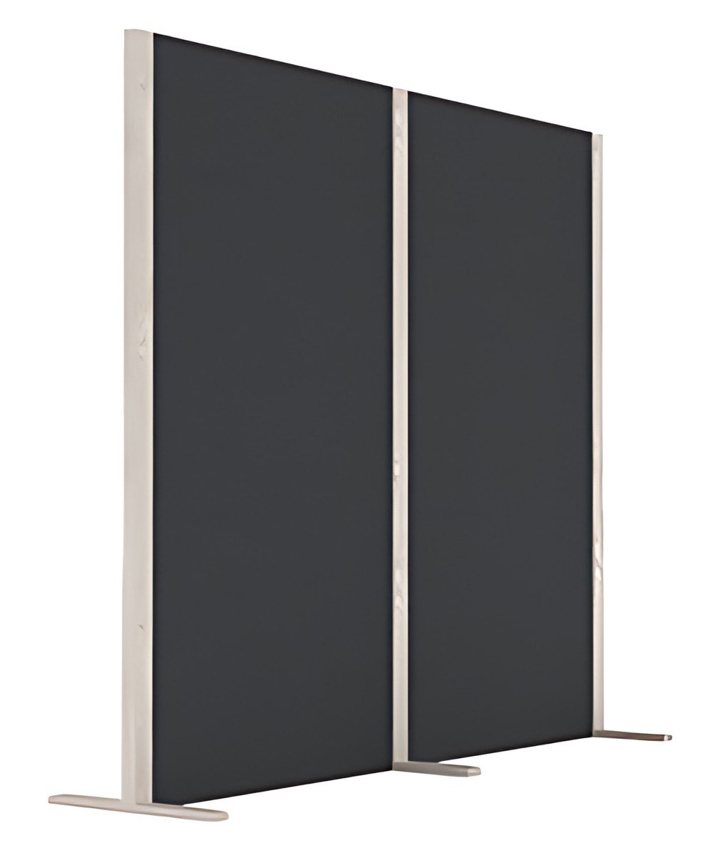 magnetoplan Cloison acoustique Wood Series, double, gris