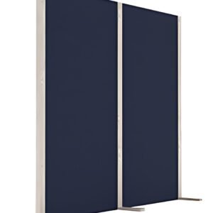 magnetoplan Cloison acoustique Wood Series, double, bleu