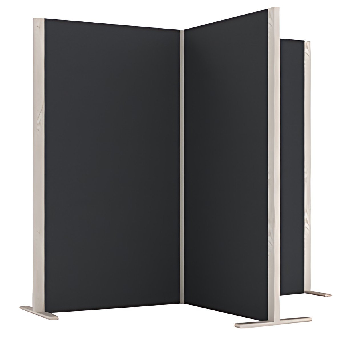 magnetoplan Cloison acoustique Wood Series, cube, gris