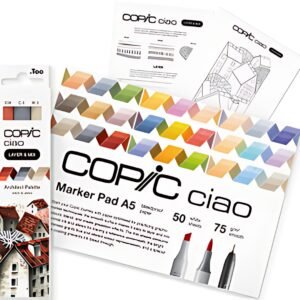 COPIC Marqueur ciao "LAYER & MIX Starter Set", Architect