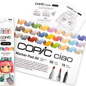 COPIC Marqueur ciao "LAYER & MIX Manga Starter Set", Vibrant