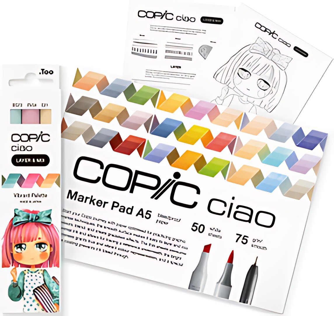 COPIC Marqueur ciao "LAYER & MIX Manga Starter Set", Vibrant