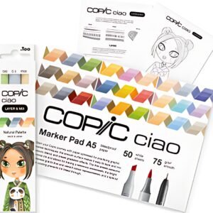 COPIC Marqueur ciao "LAYER & MIX Manga Starter Set", Natural