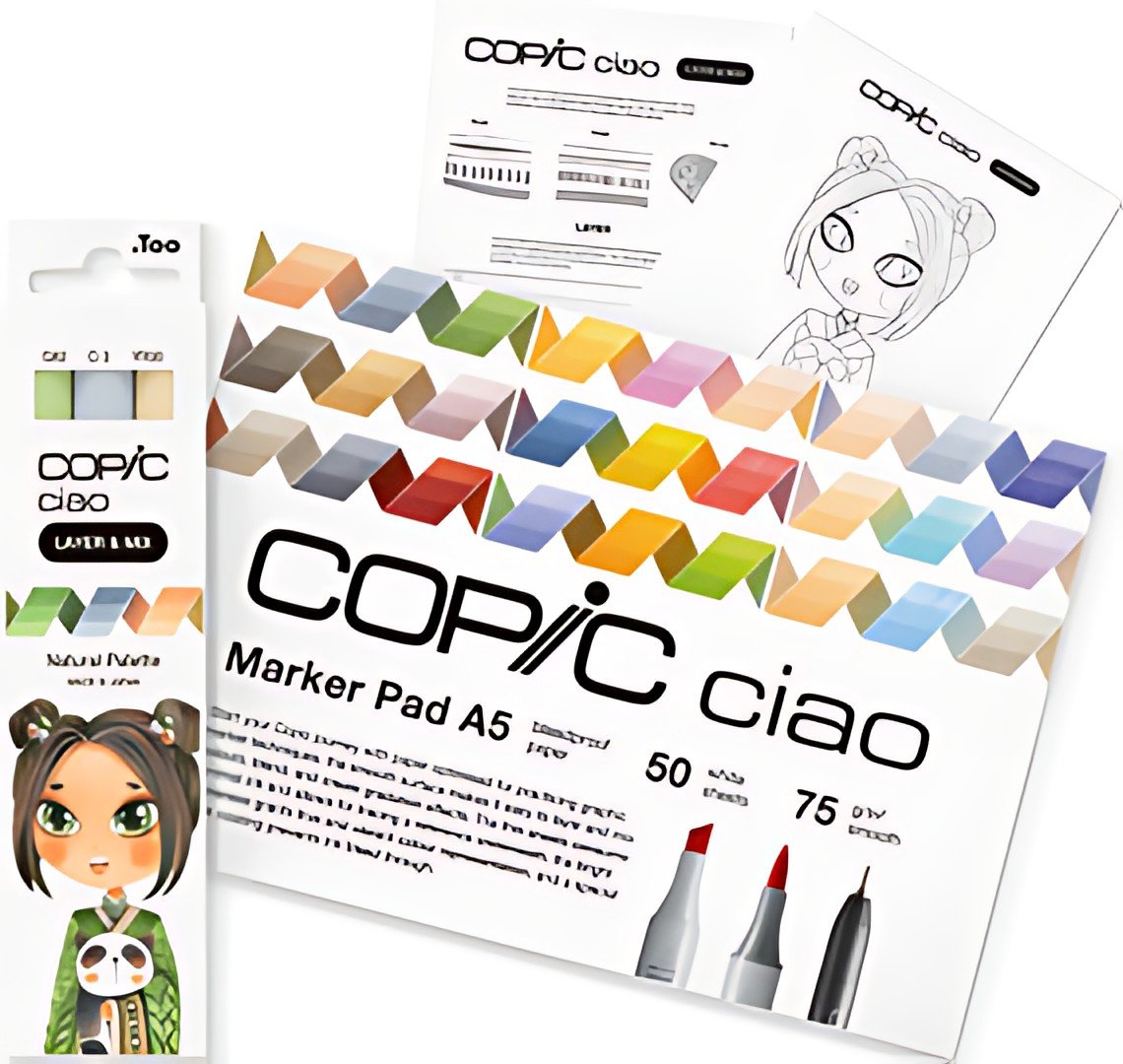 COPIC Marqueur ciao "LAYER & MIX Manga Starter Set", Natural