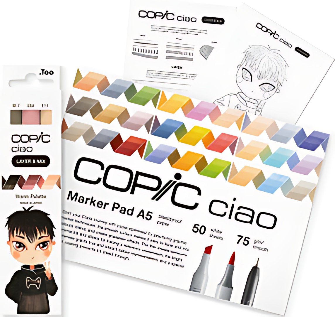 COPIC Marqueur ciao "LAYER & MIX Manga Starter Set", Warm