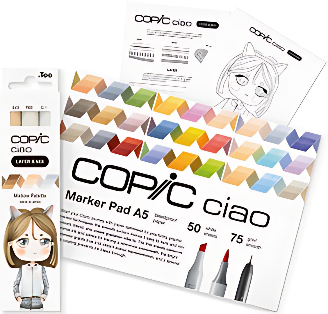 COPIC Marqueur ciao "LAYER & MIX Manga Starter Set", Mellow