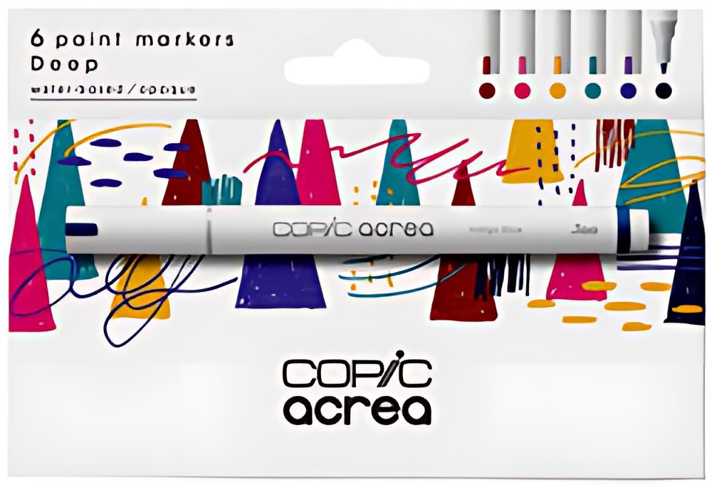 COPIC Marqueur acrea "Deep", set de 6
