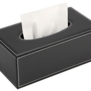 deflecto Distributeur de mouchoirs, rectangulaire, noir