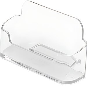 deflecto Porte-cartes de visite, 1 compartiment, transparent