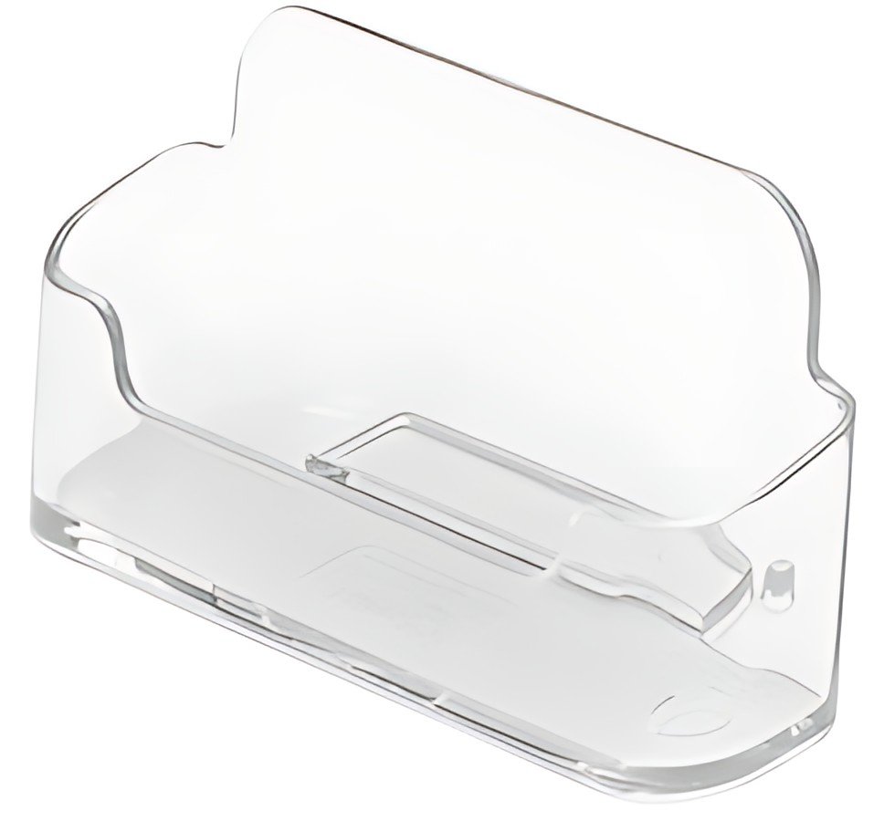 deflecto Porte-cartes de visite, 1 compartiment, transparent