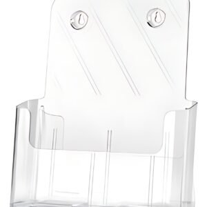 deflecto Porte-brochures, incliné, A4 portrait, transparent