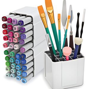 deflecto Organiseur pour marqueurs, blanc